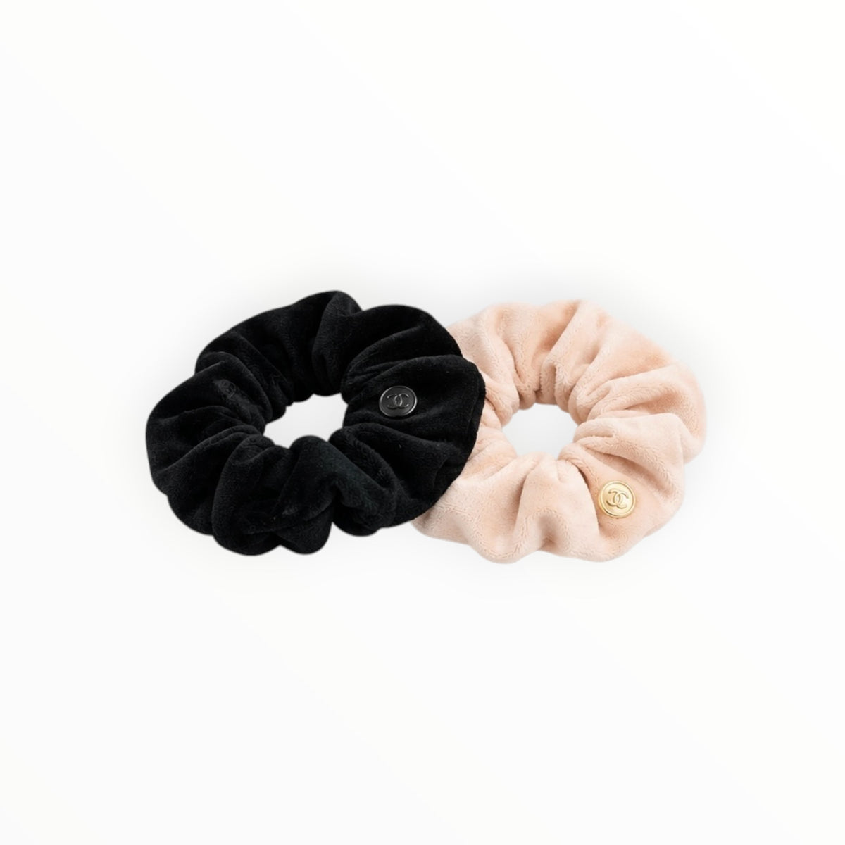 Velvet CC Logo Scrunchie Set
