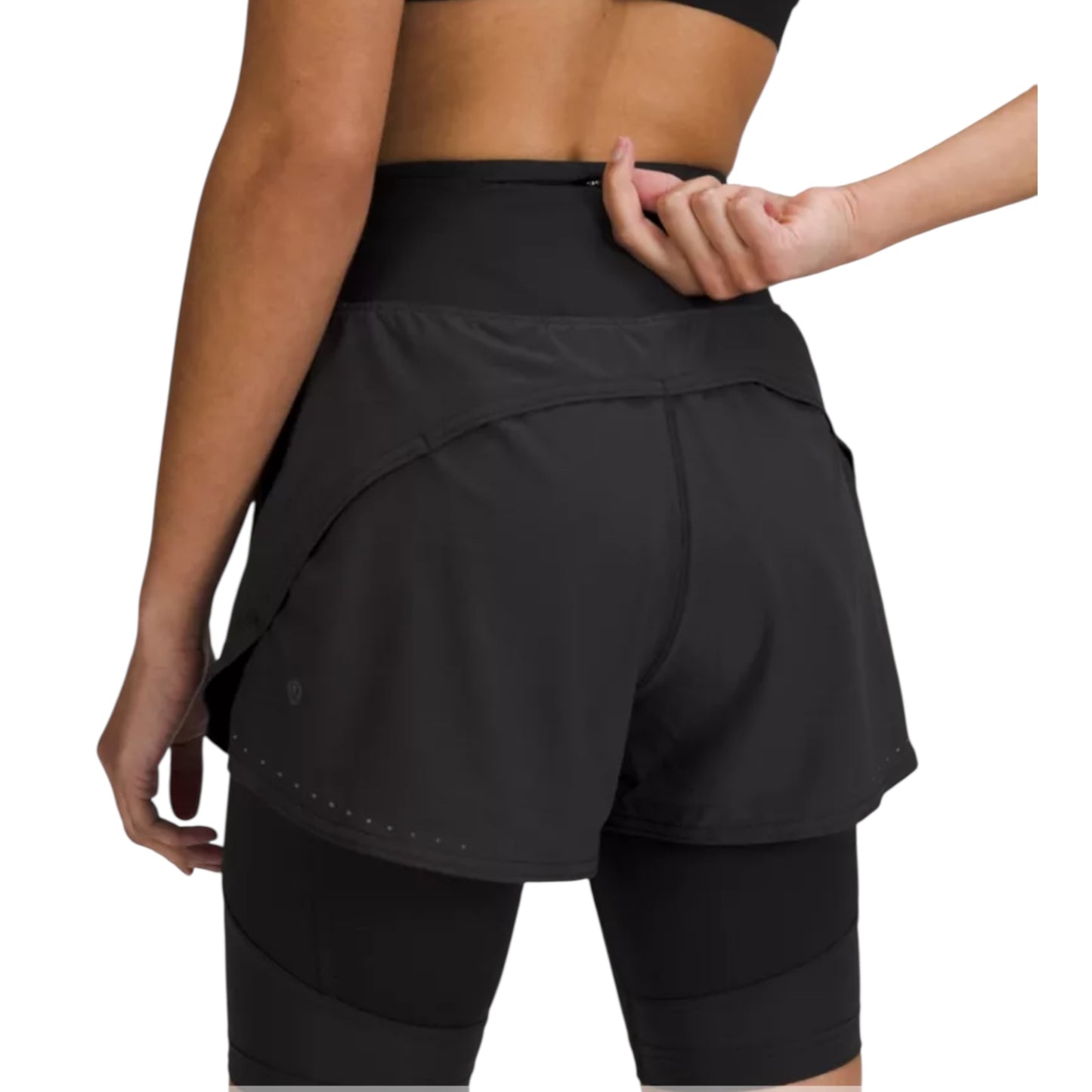 2-in-1 Super-High-Rise Running Short size 8