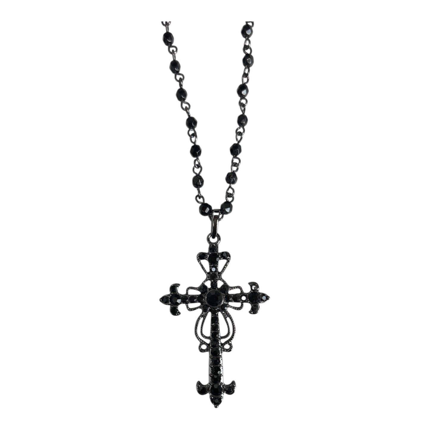 Crystal Cross Necklace