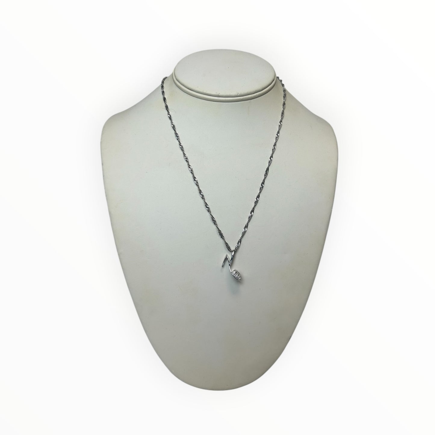 925 Heel Pendant Necklace