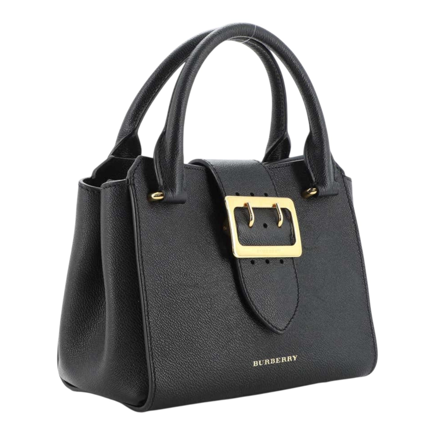 Buckle Tote Leather Small