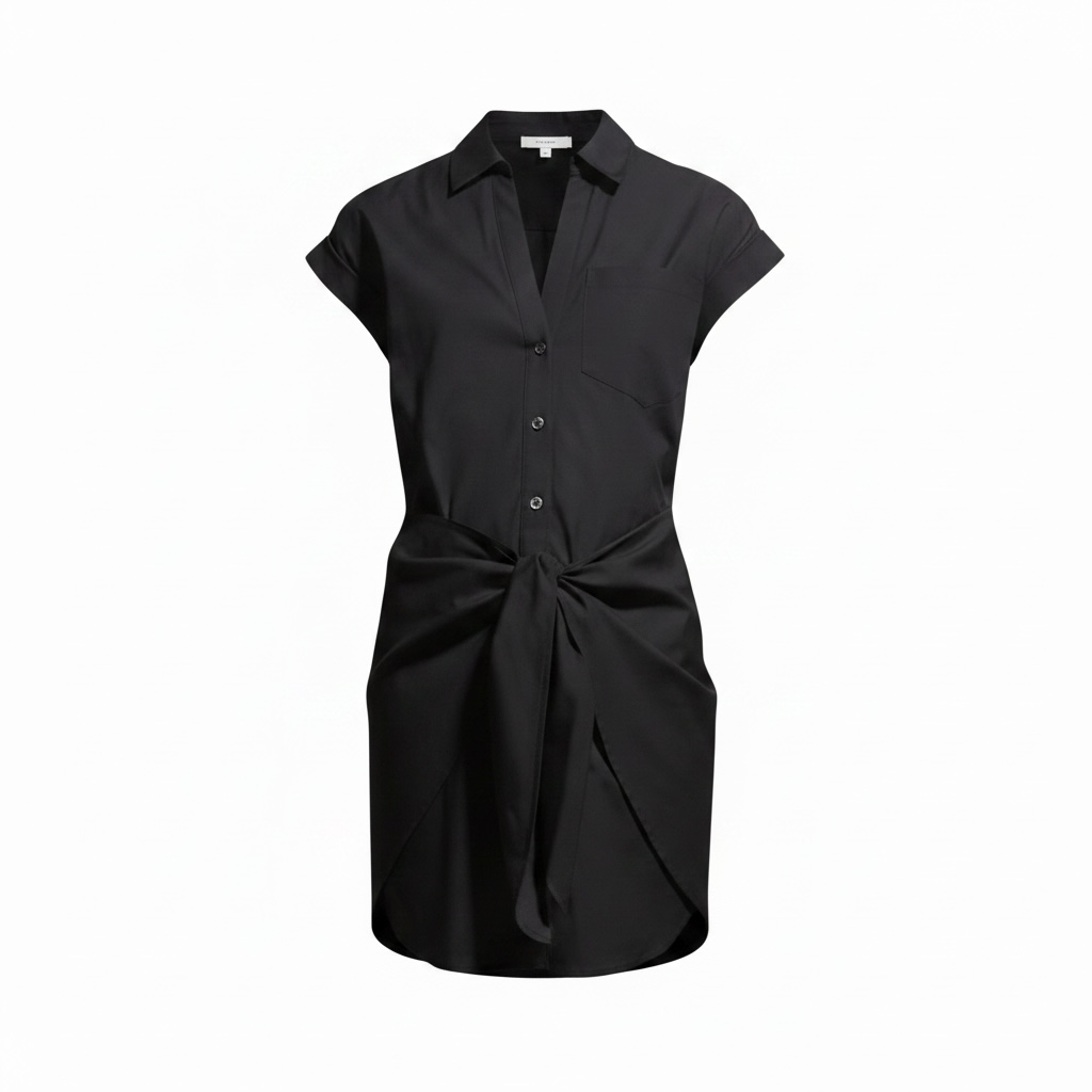 Aimee Cotton-Blend Shirt Dress size 6