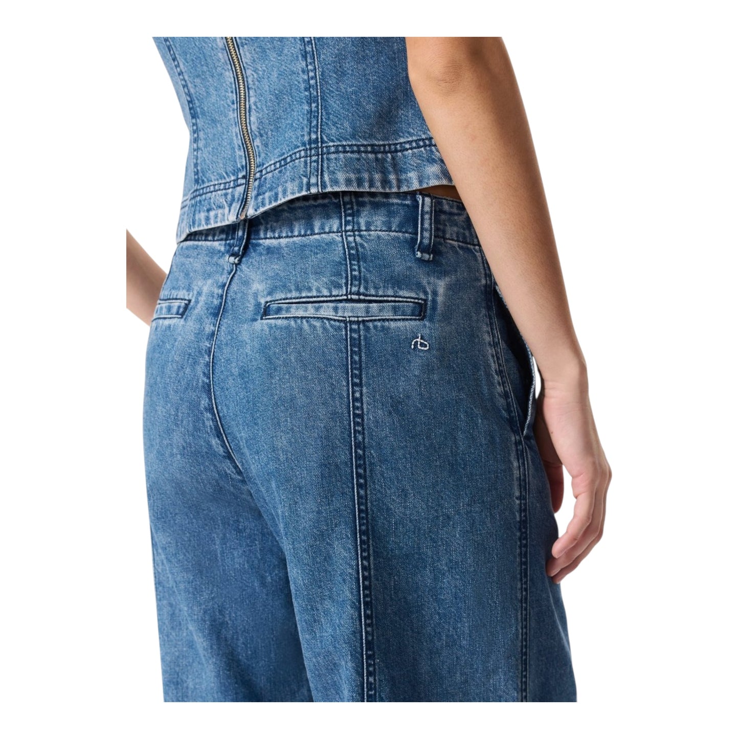 Featherweight Arianna Ankle-Length Palazzo Jeans size 26