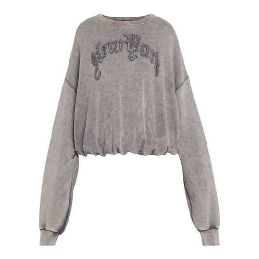 New York Appliqué Balloon Sweatshirt size Small