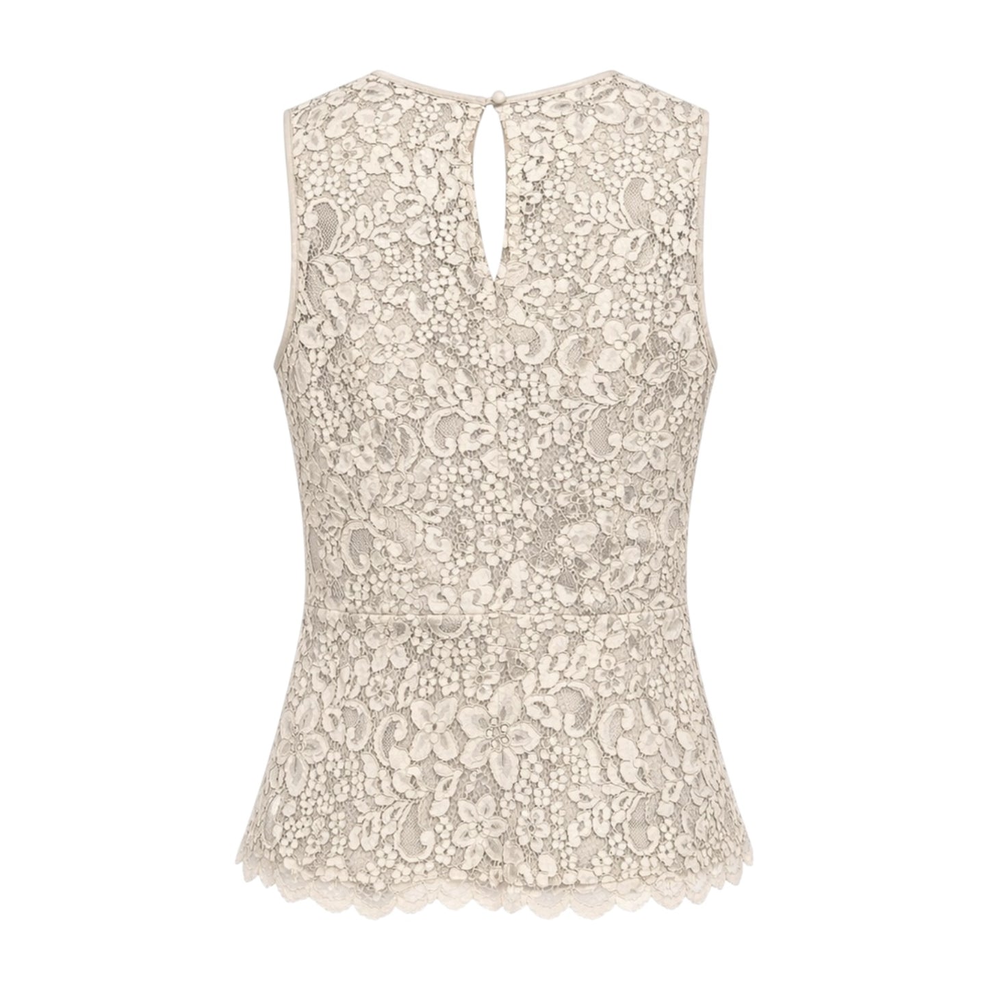 Floral Lace Peplum Top size 4