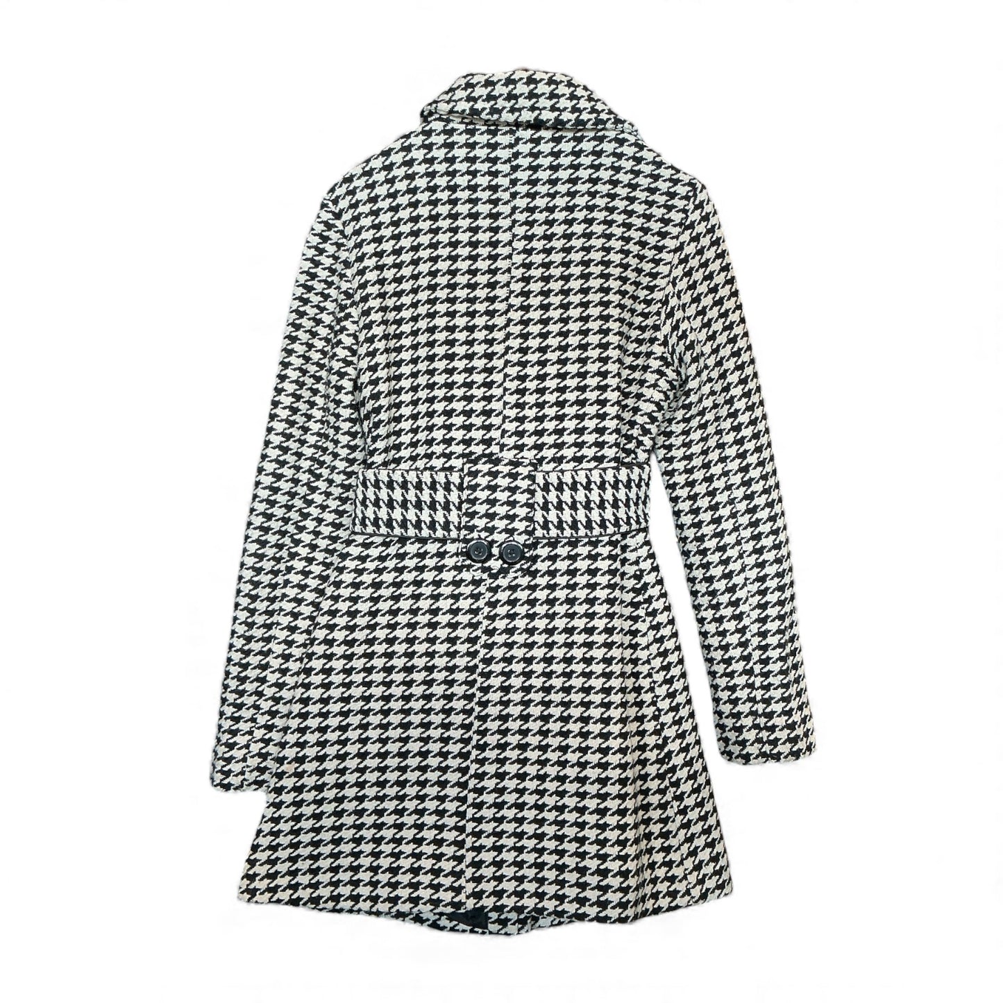 Belted Houndstooth Coat size M