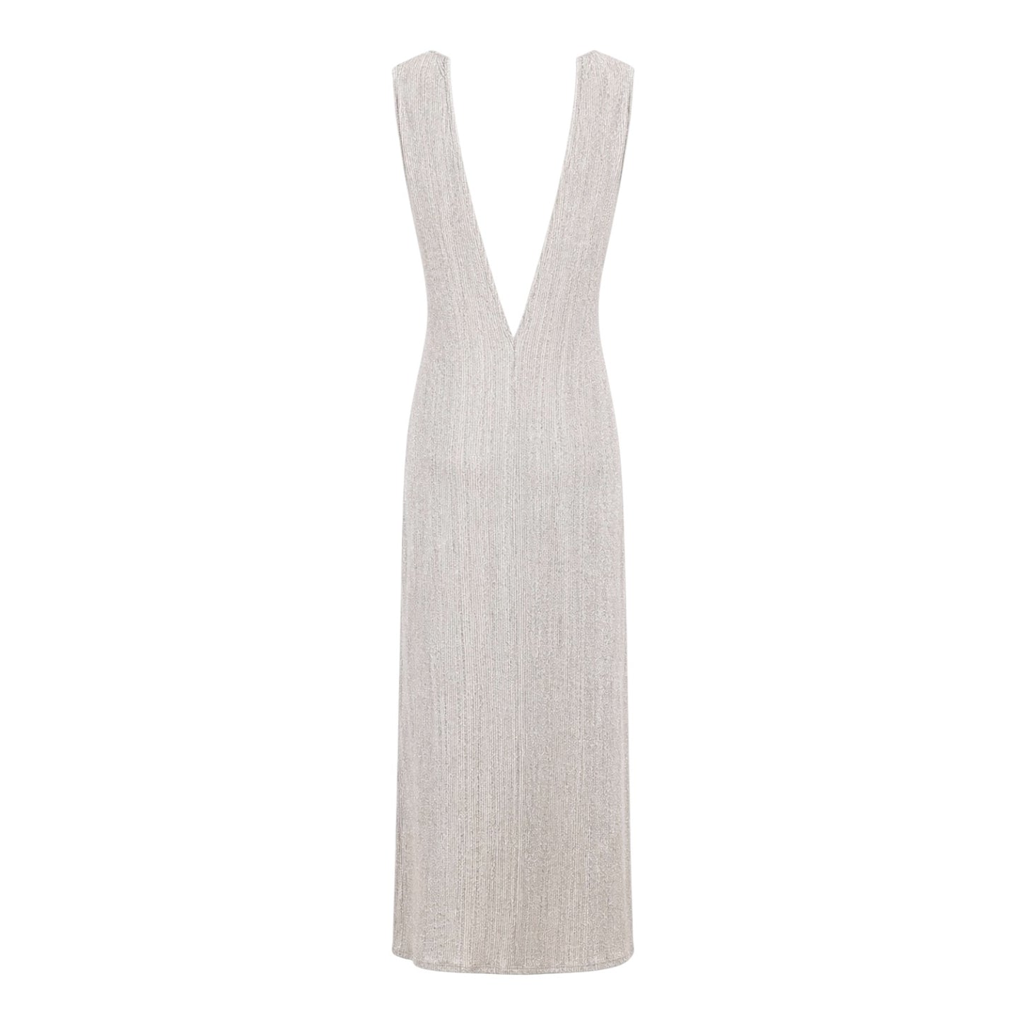 Metallic Ruched Maxi Dress size S