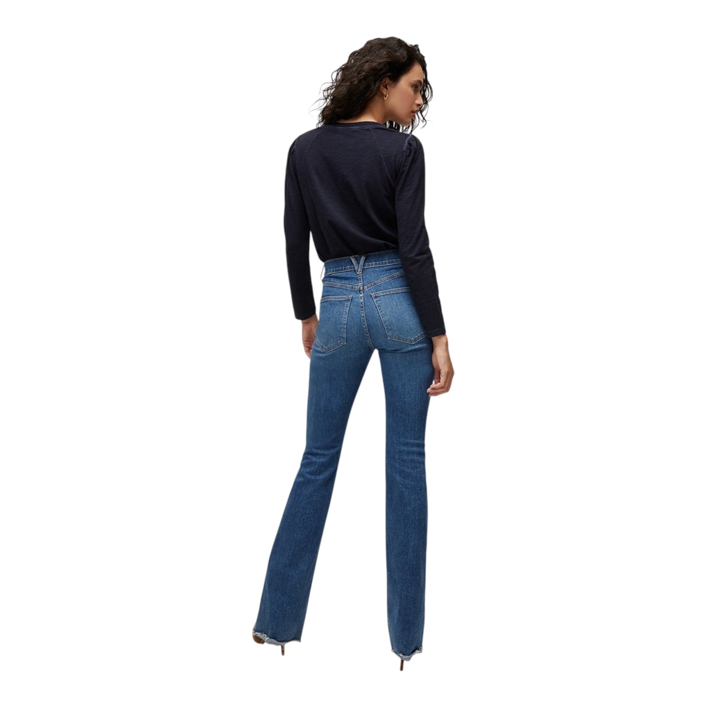 Cameron Raw Hem Bootcut Jean size 28