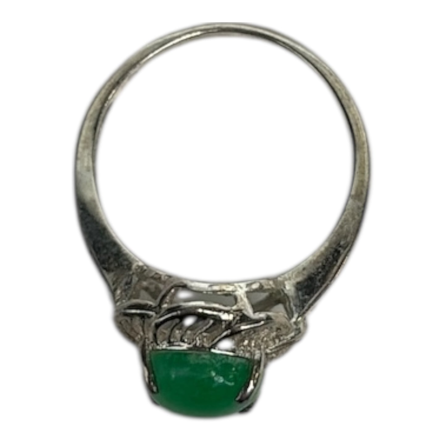 925 Jade Ring size 5.5/6