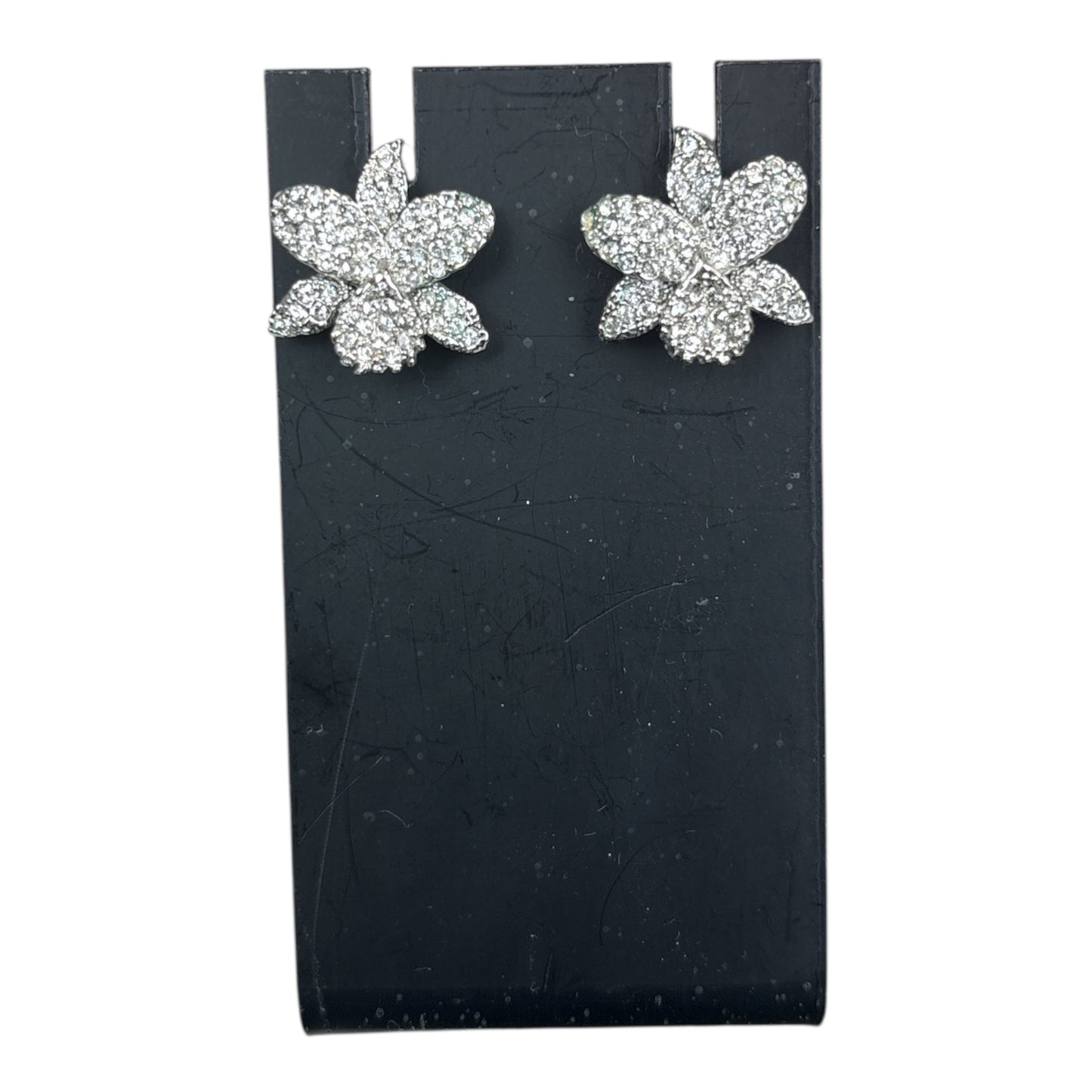 Crystal Flower Earrings