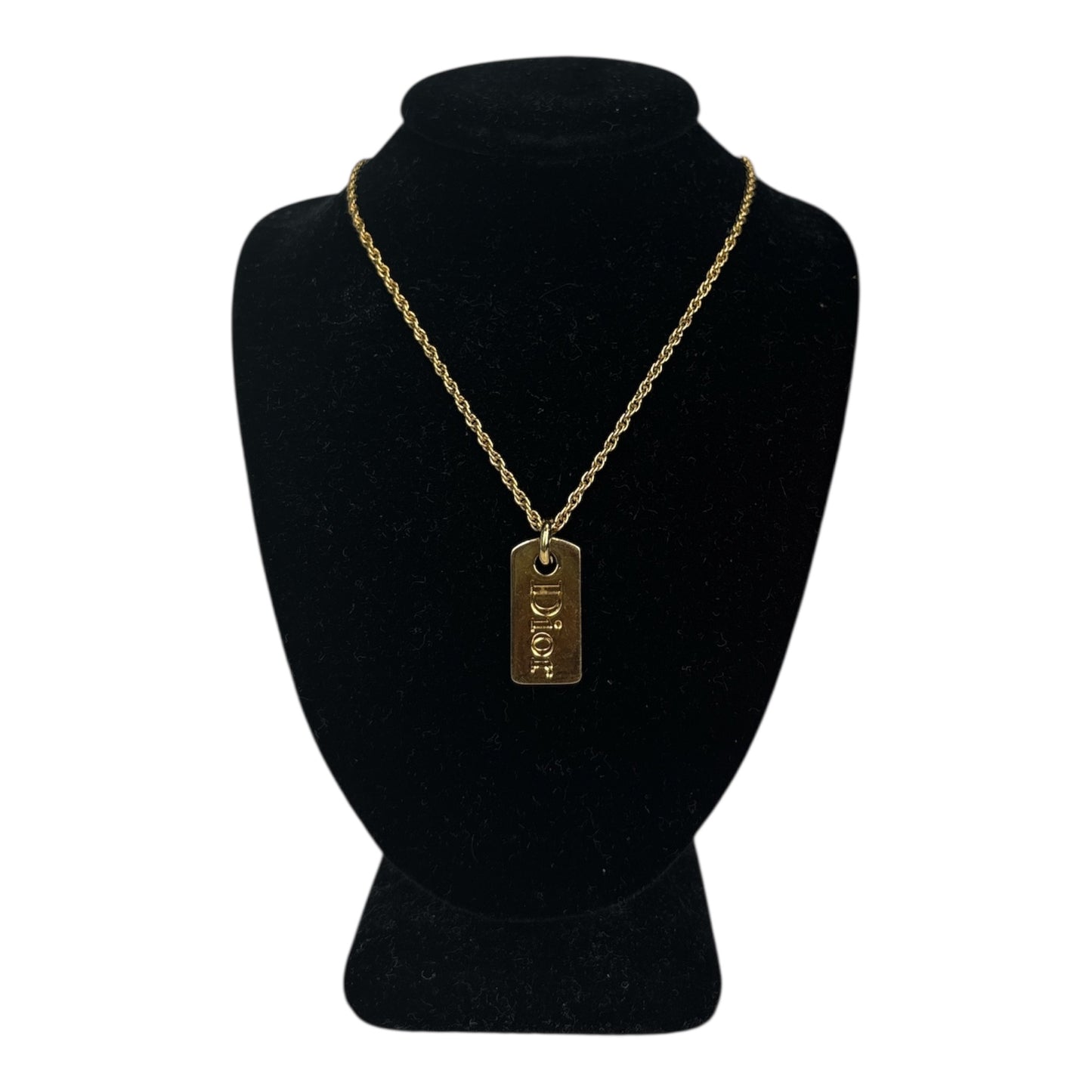 Logo Plate Necklace