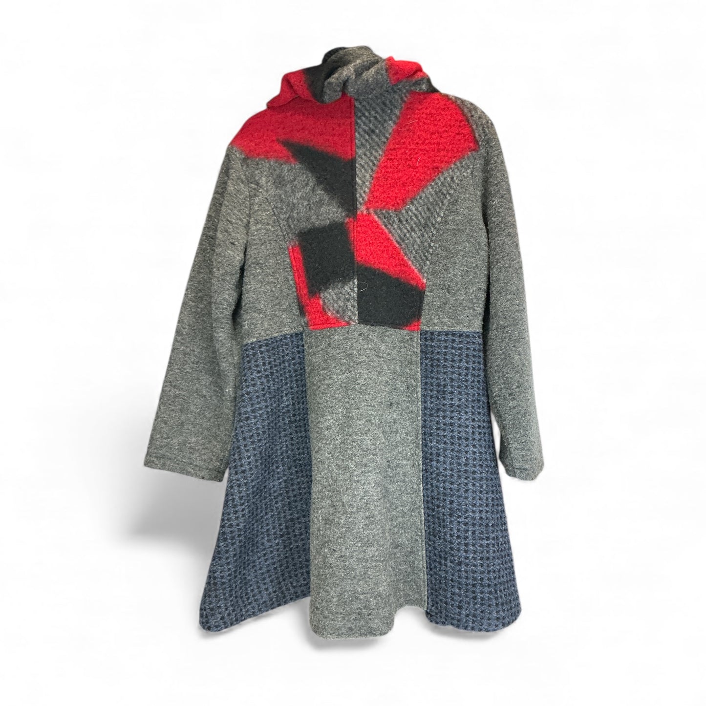 Multi Patchwork Coat size L