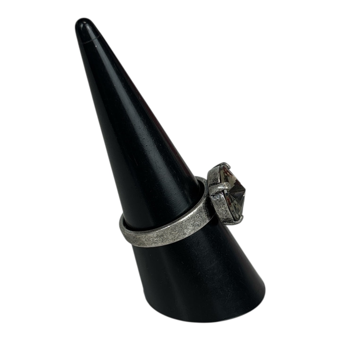 Silver Night Rivet Ring size 8