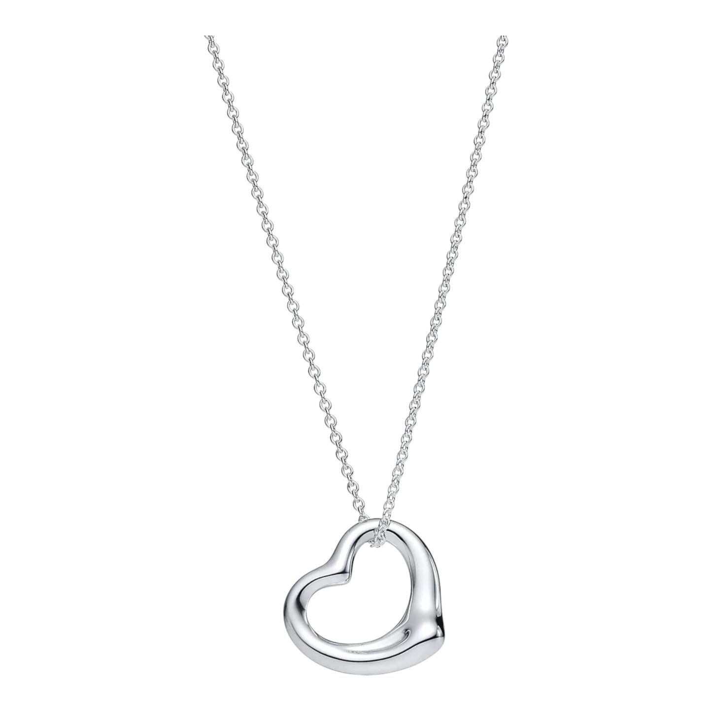 Open Heart Pendant Necklace