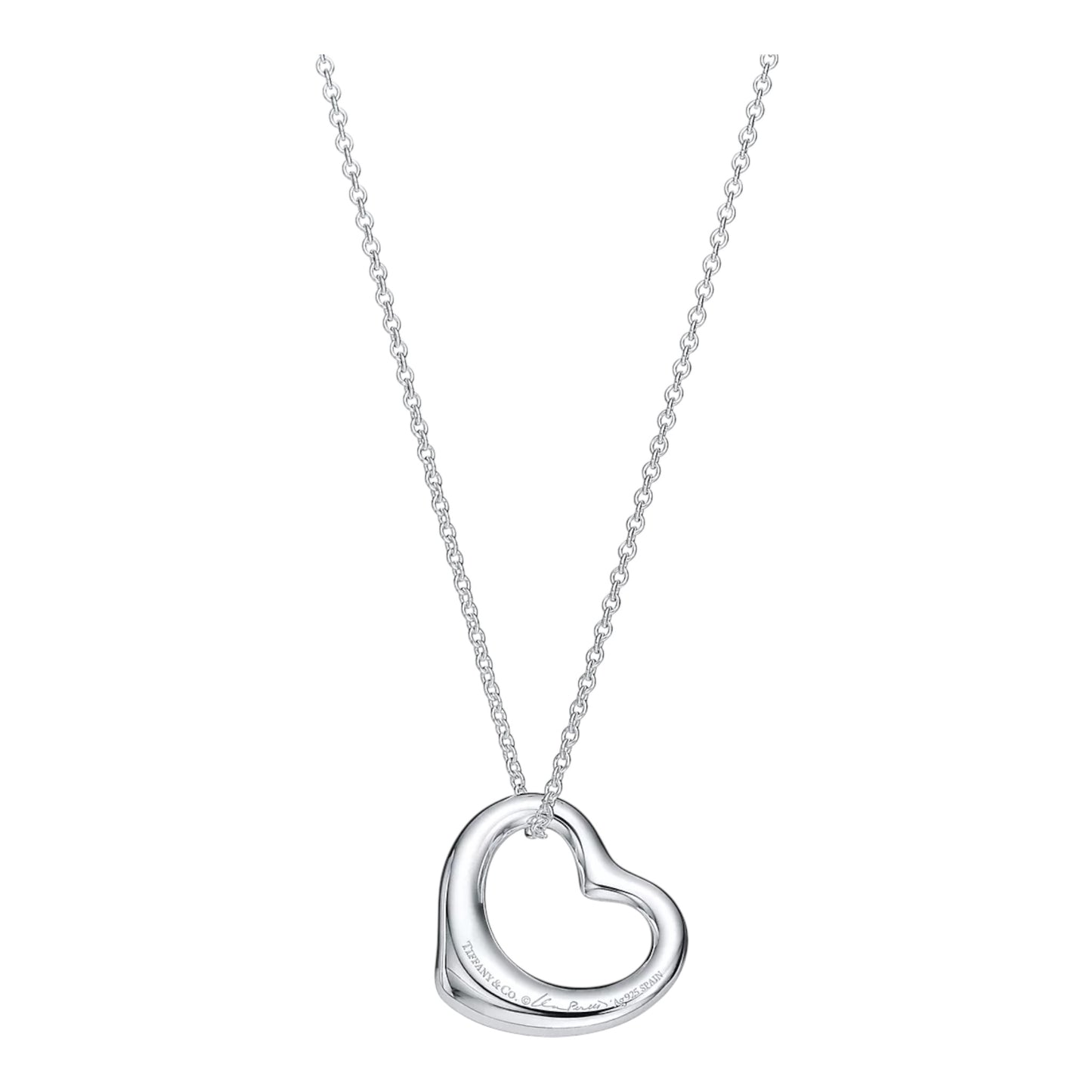 Open Heart Pendant Necklace