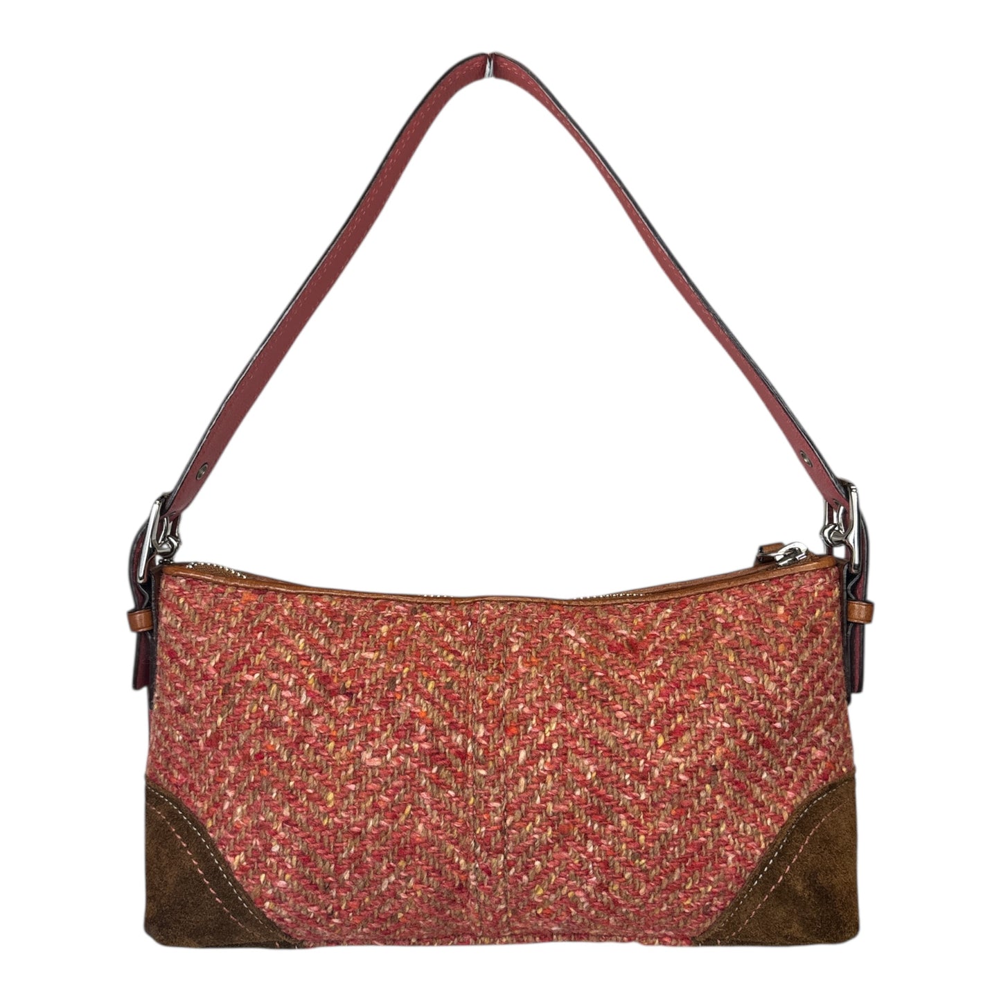 Hamptons Herringbone Wool Tweed Purse