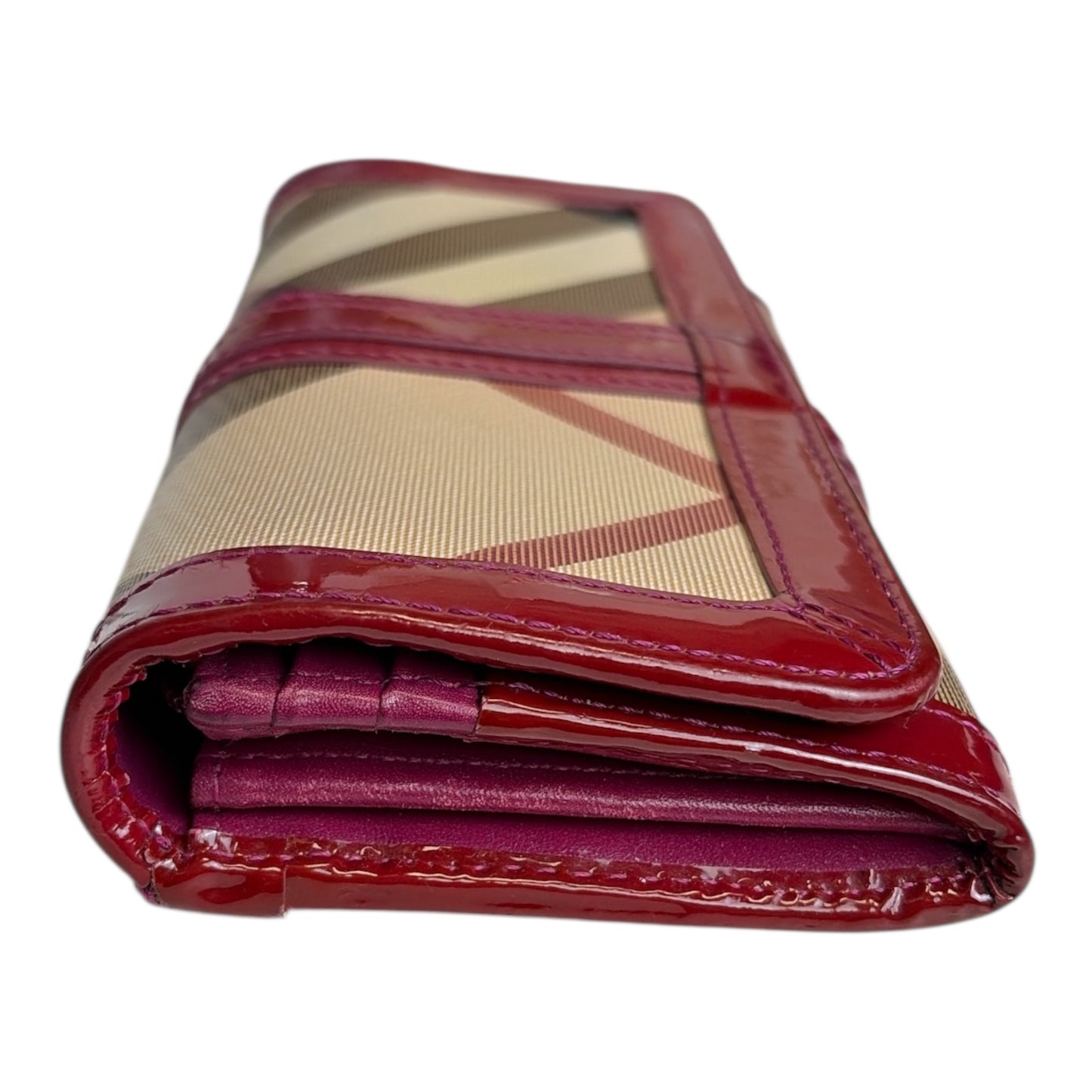 Patent Leather Zip Wallet