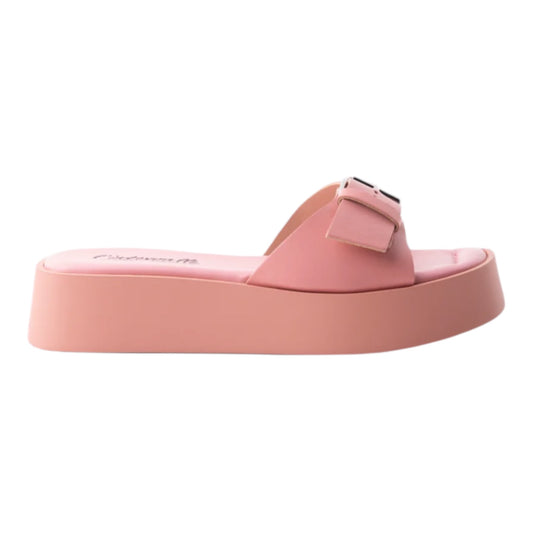 Sweet Pink Leather Slides size 40