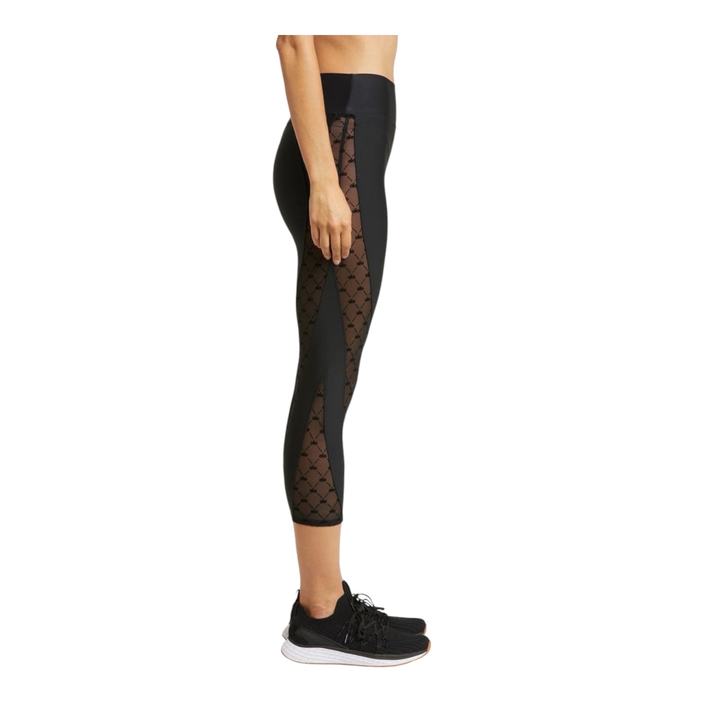 Celeste Airlift Mesh High Waist Capri Leggings size Large