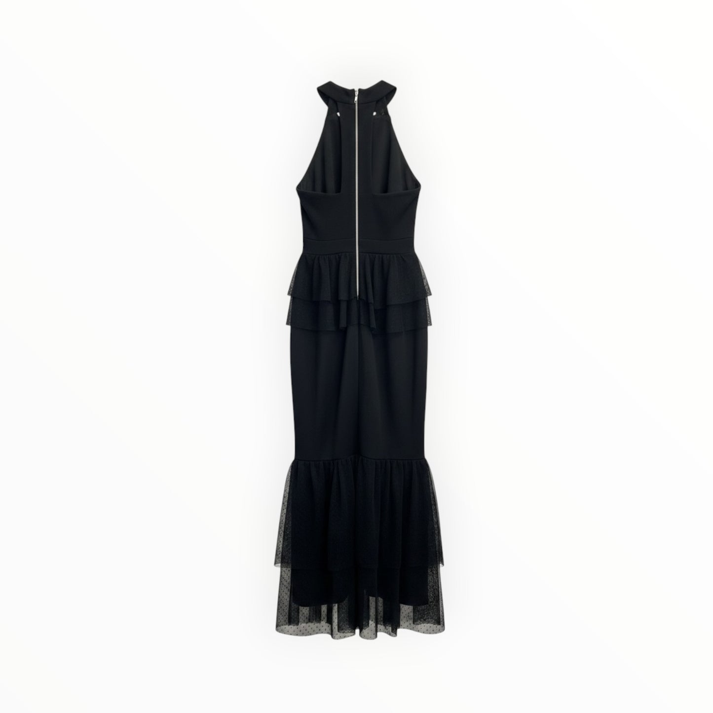 Halter Mermaid Ruffle Dress size 4