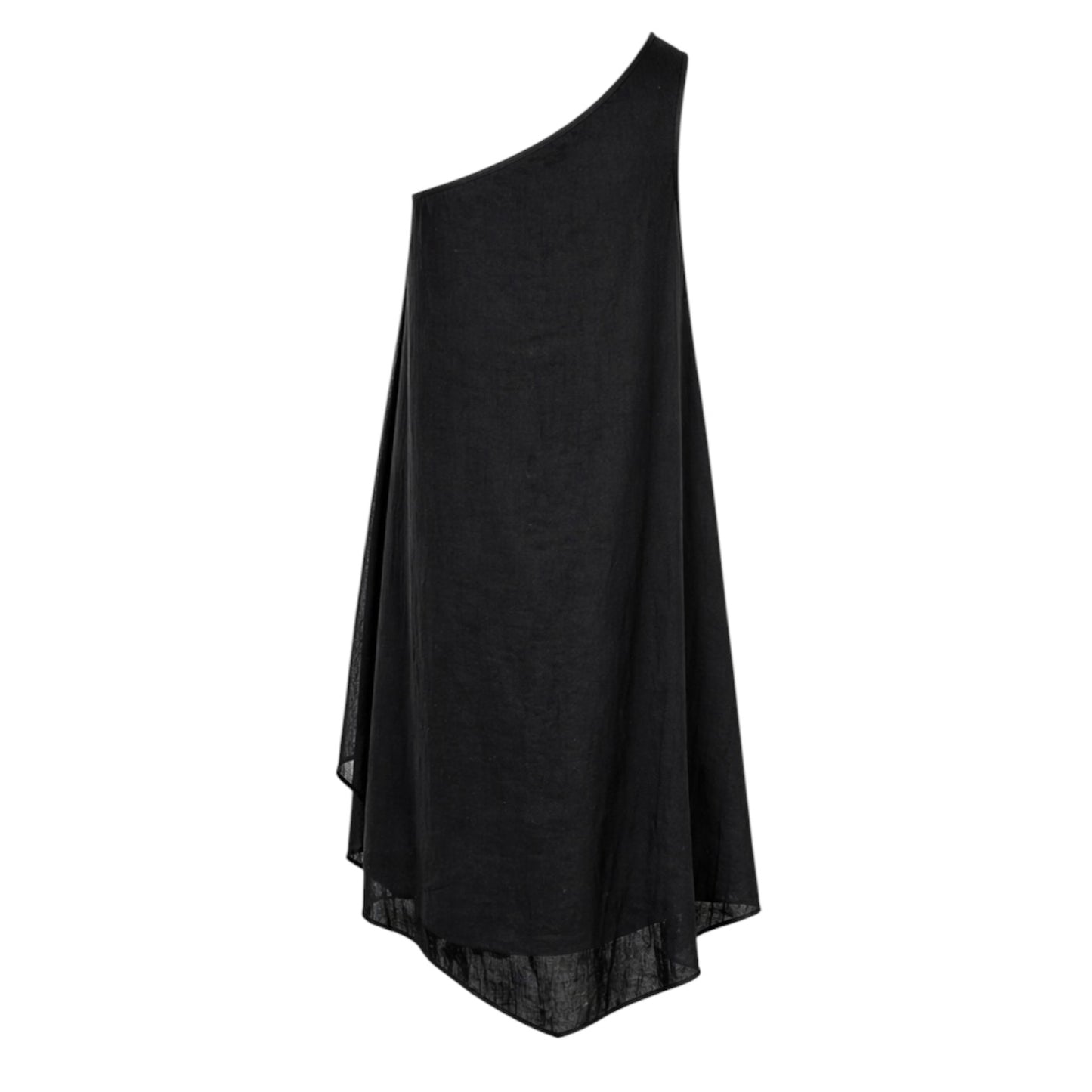 Asymmetric One-Shoulder Draped Dress size S