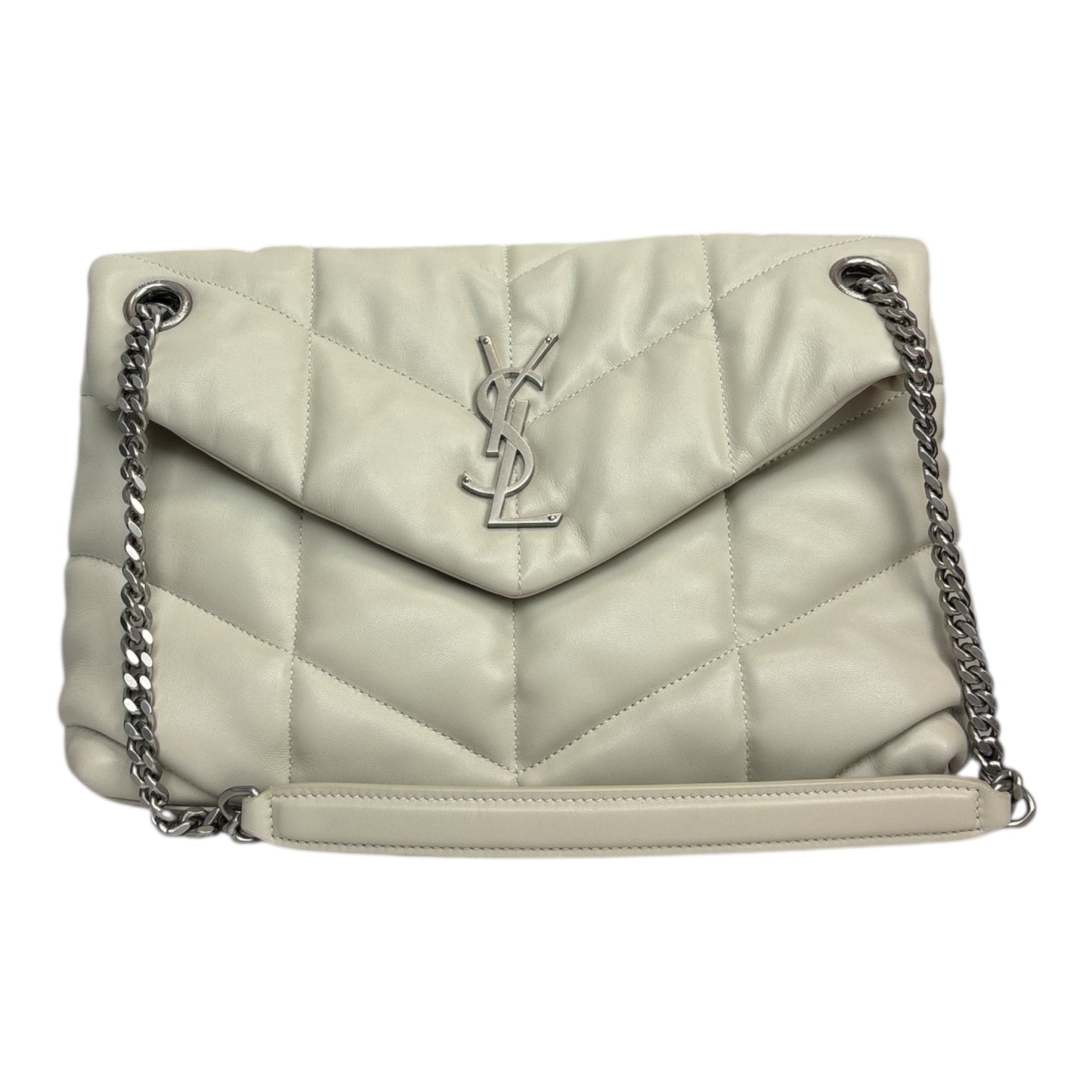 Lou Leather Puffer Bag