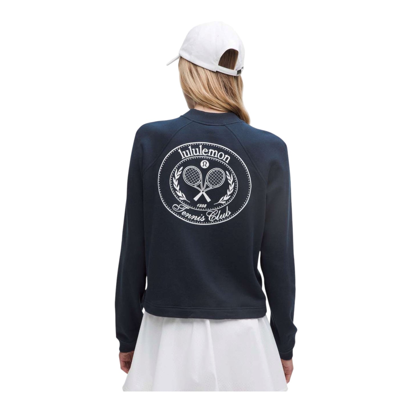 Cotton French Terry Crewneck Pullover *Tennis Club size Medium
