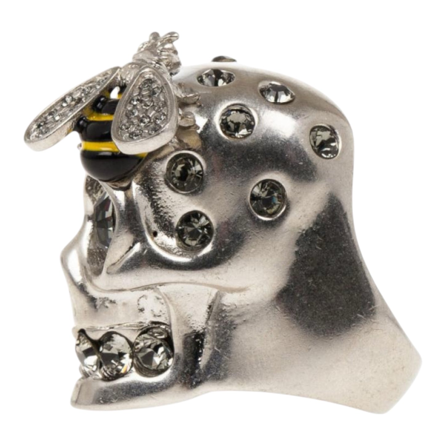Bee Skull Ring size 6.5