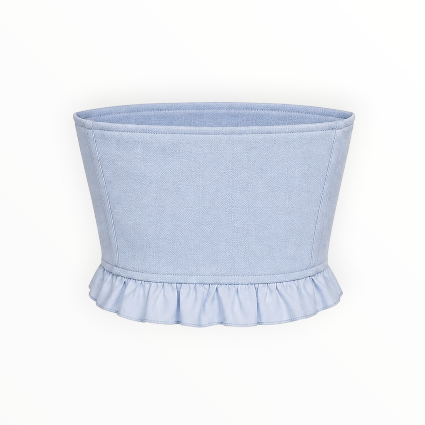 Ruffle Hem Tube Top size XS
