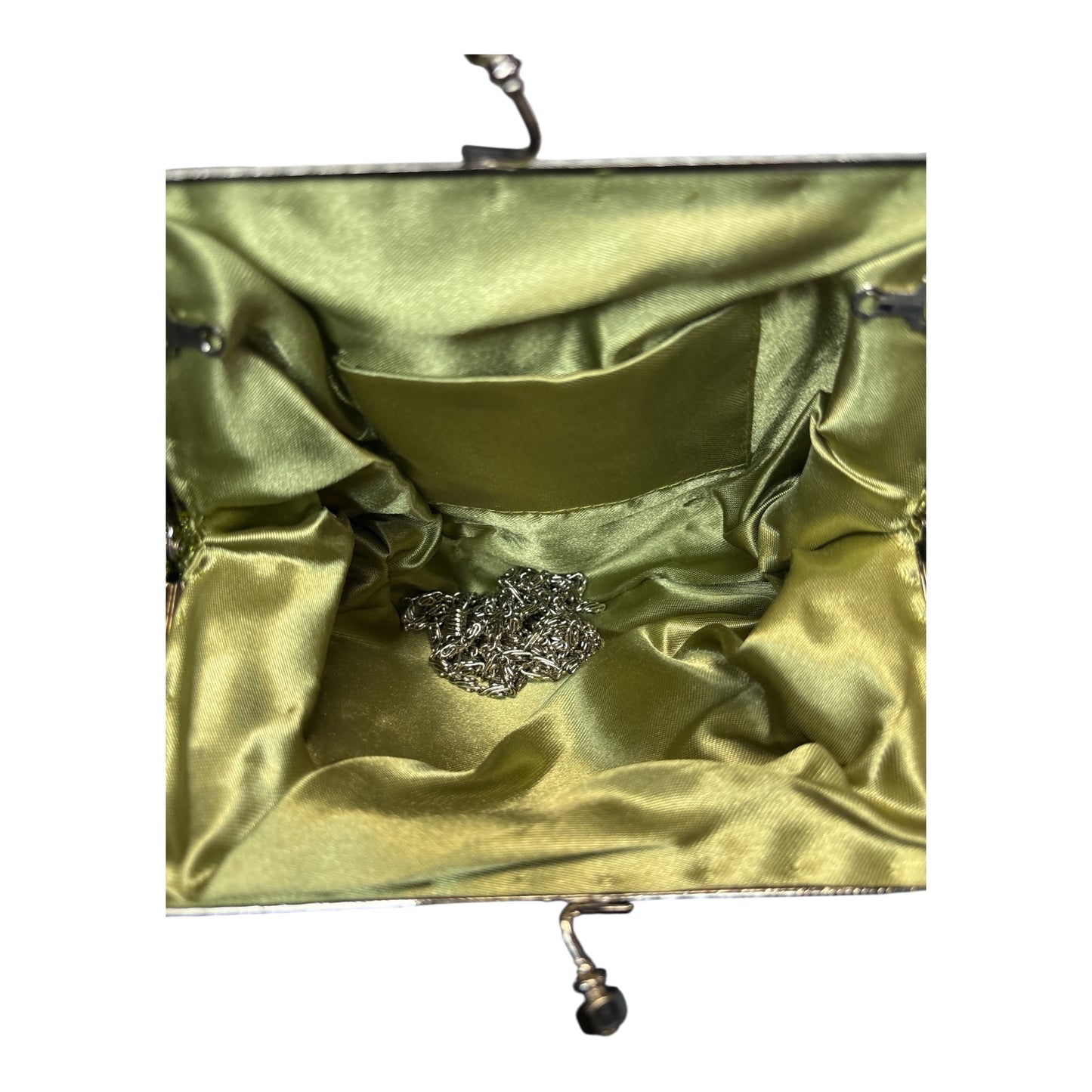 Beaded Top Handle Clutch