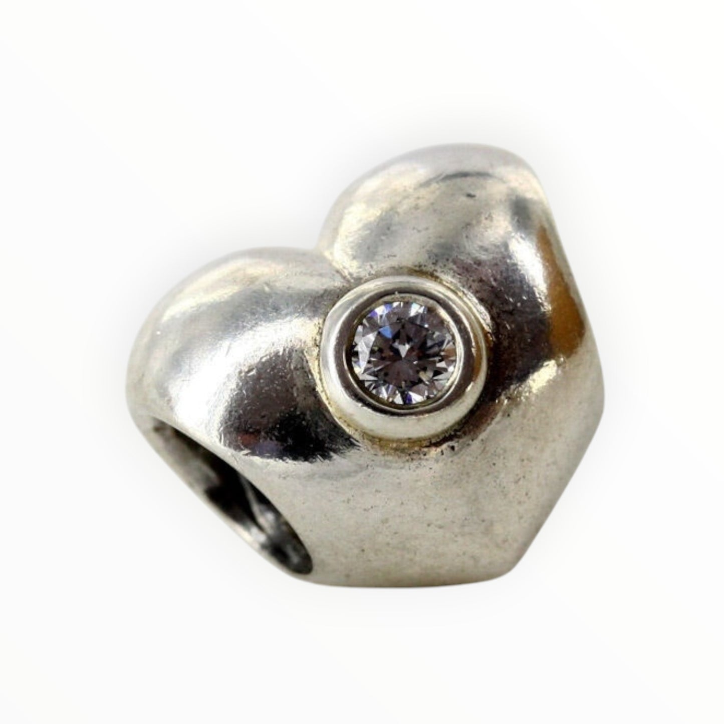 Sparkling Heart Charm