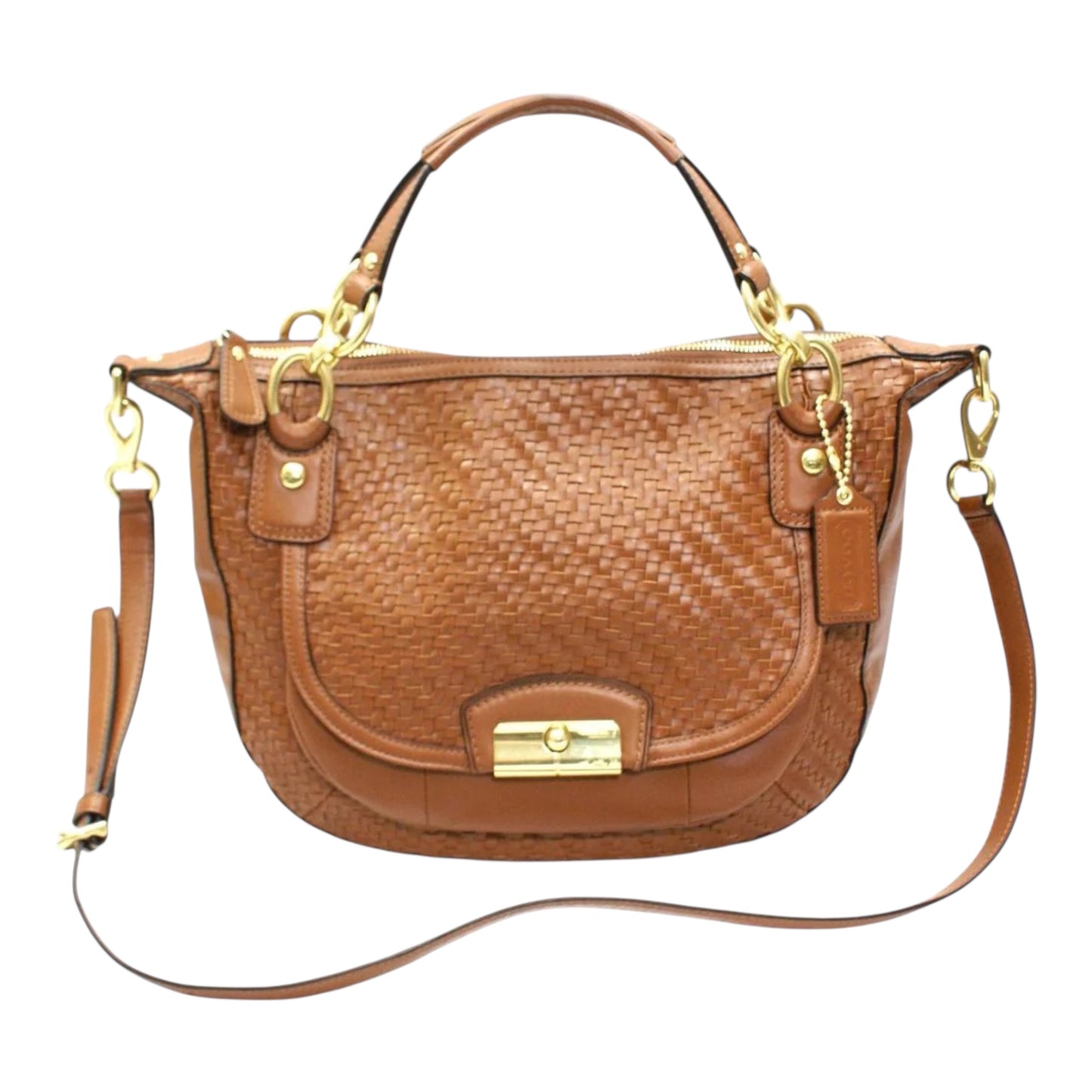 Kristin Woven Shoulder Bag