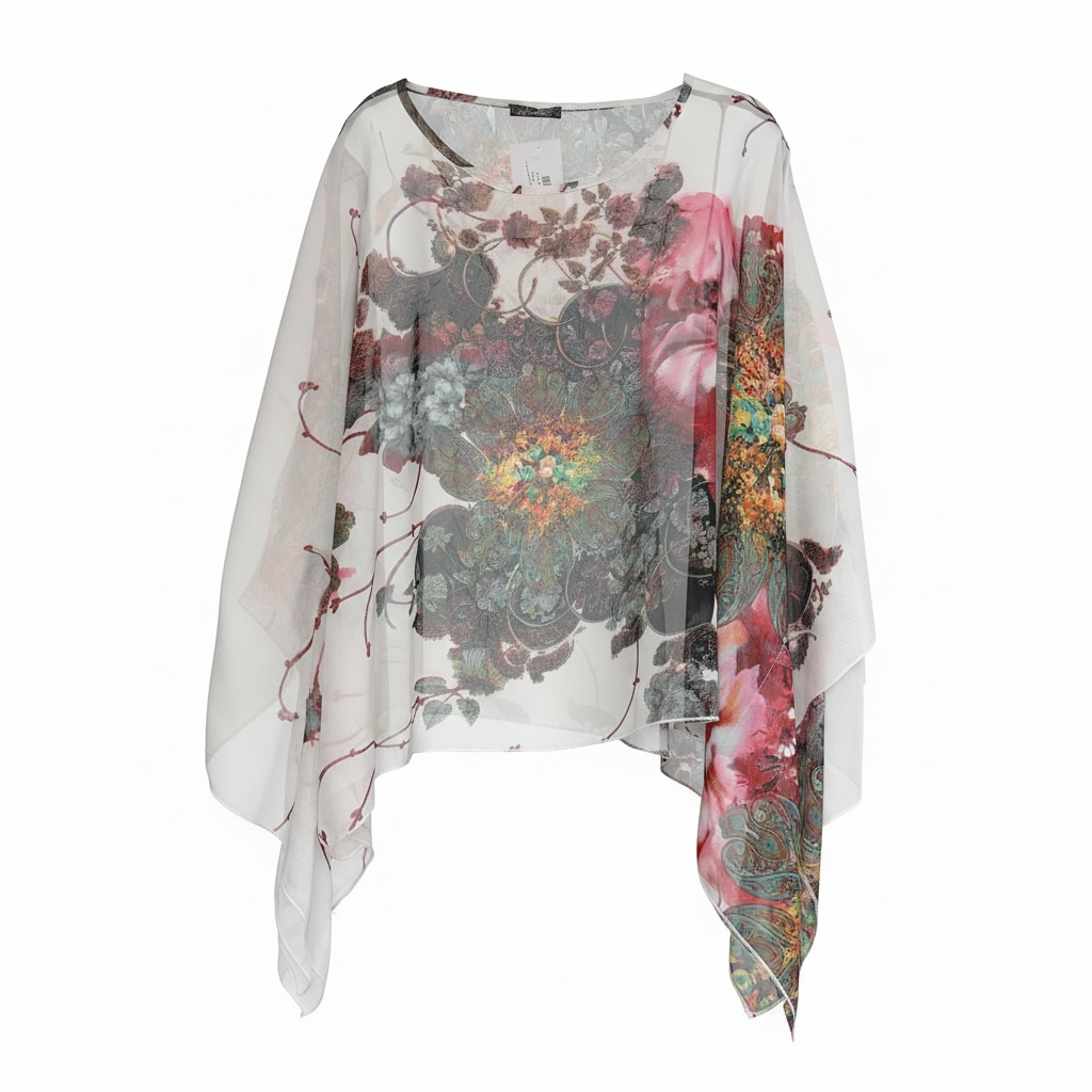 Sheer Floral Top size XLarge