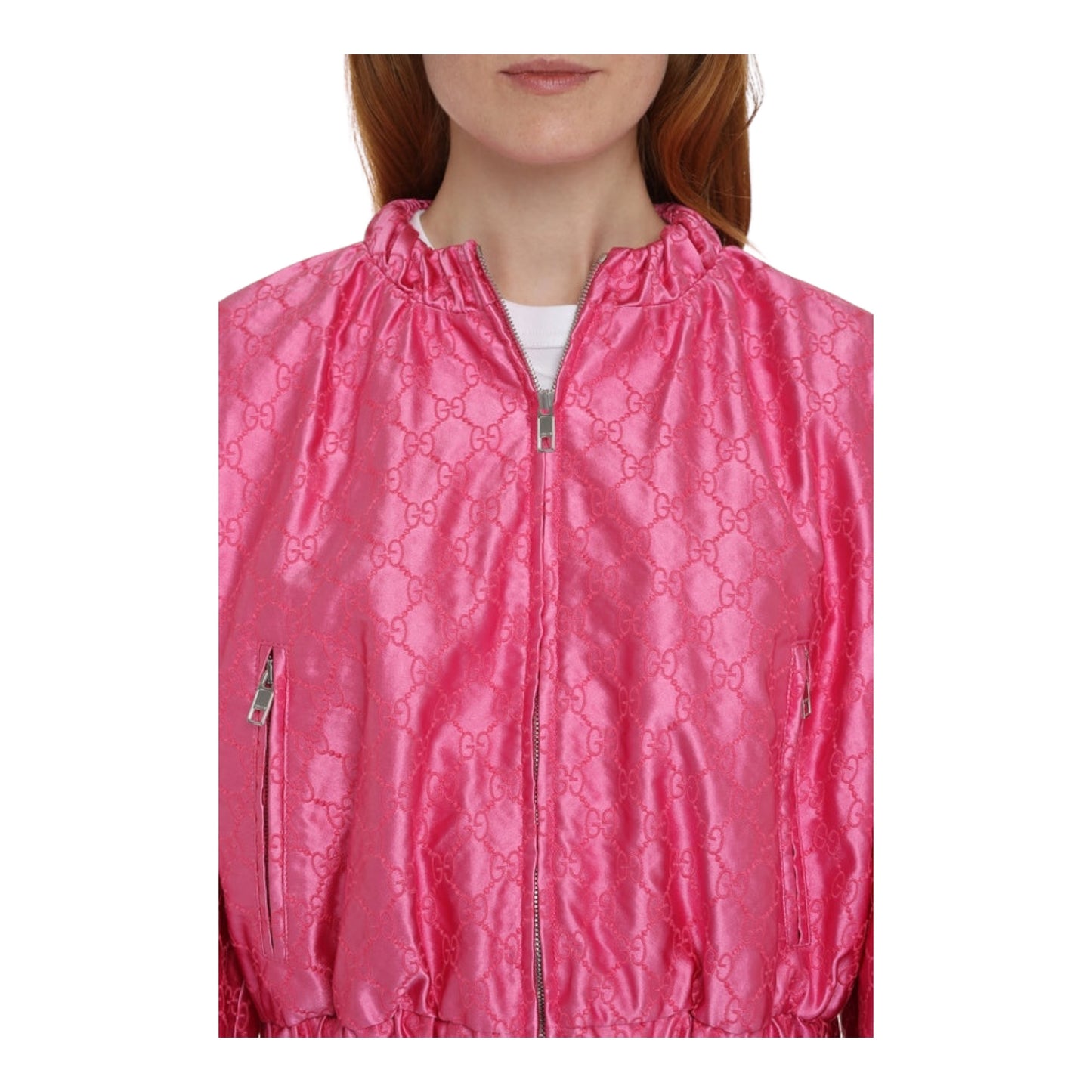 Embroider Silk Bomber Jacket size 38