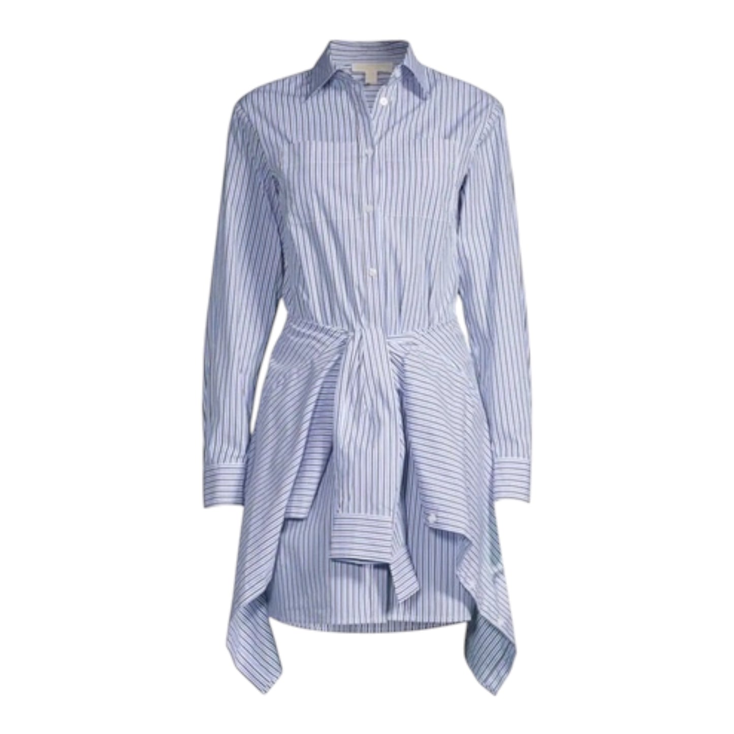 Striped Layered Look Shirt Dress size Medium