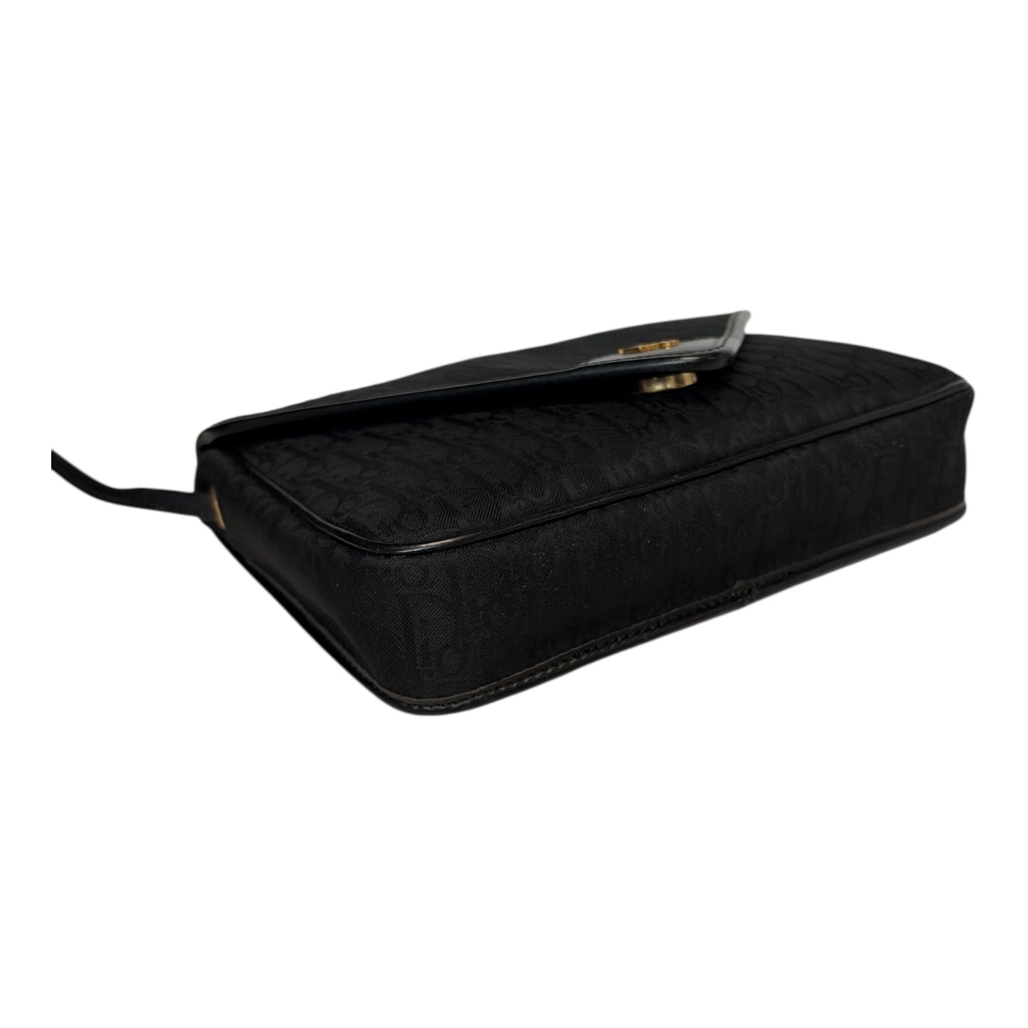 Oblique Canvas Flap Crossbody Bag