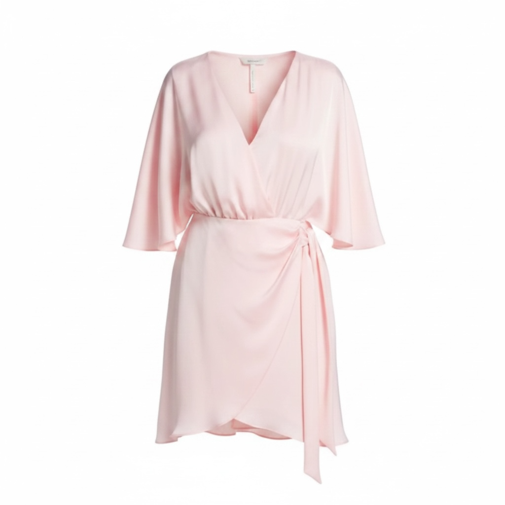 Alexis Satin Mini Wrap Mini Dress size 12