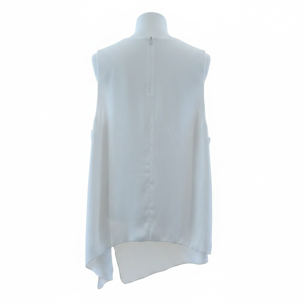 Asymmetrical Sleeveless Blouse Top size Small