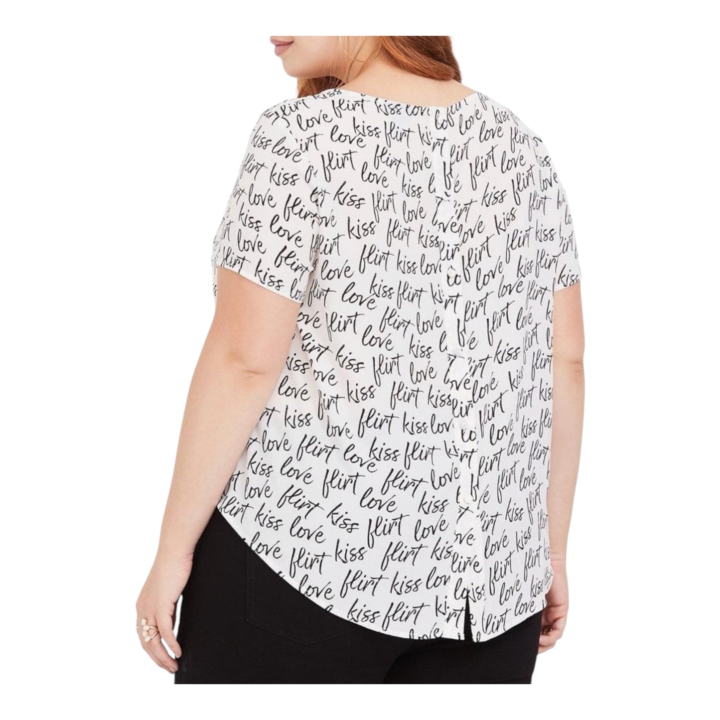 Torrid Flirt Blouse size 0 (10-12)