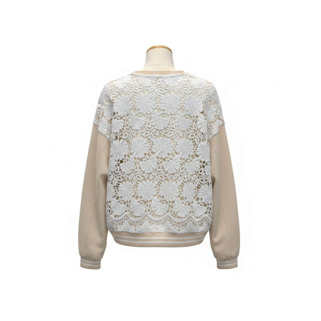 Lace Detailed Sweatshirt size 10