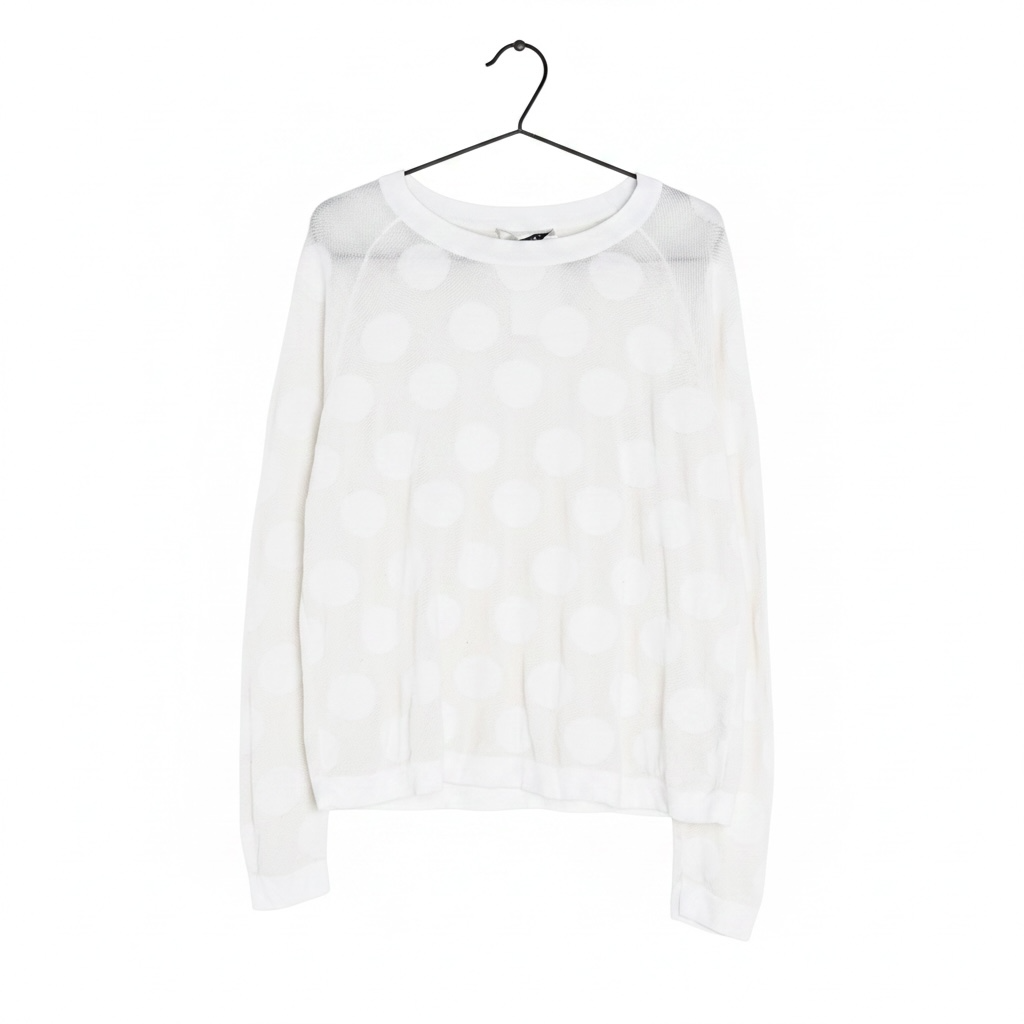 Long Sleeve Polka Dot Pullover size 10