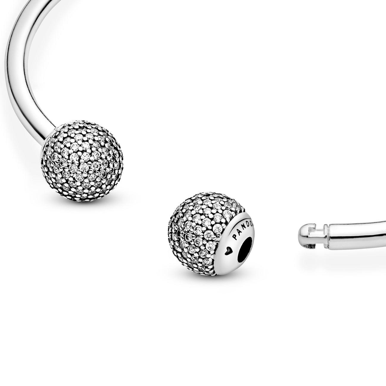 Moments Open Pavé Bangle