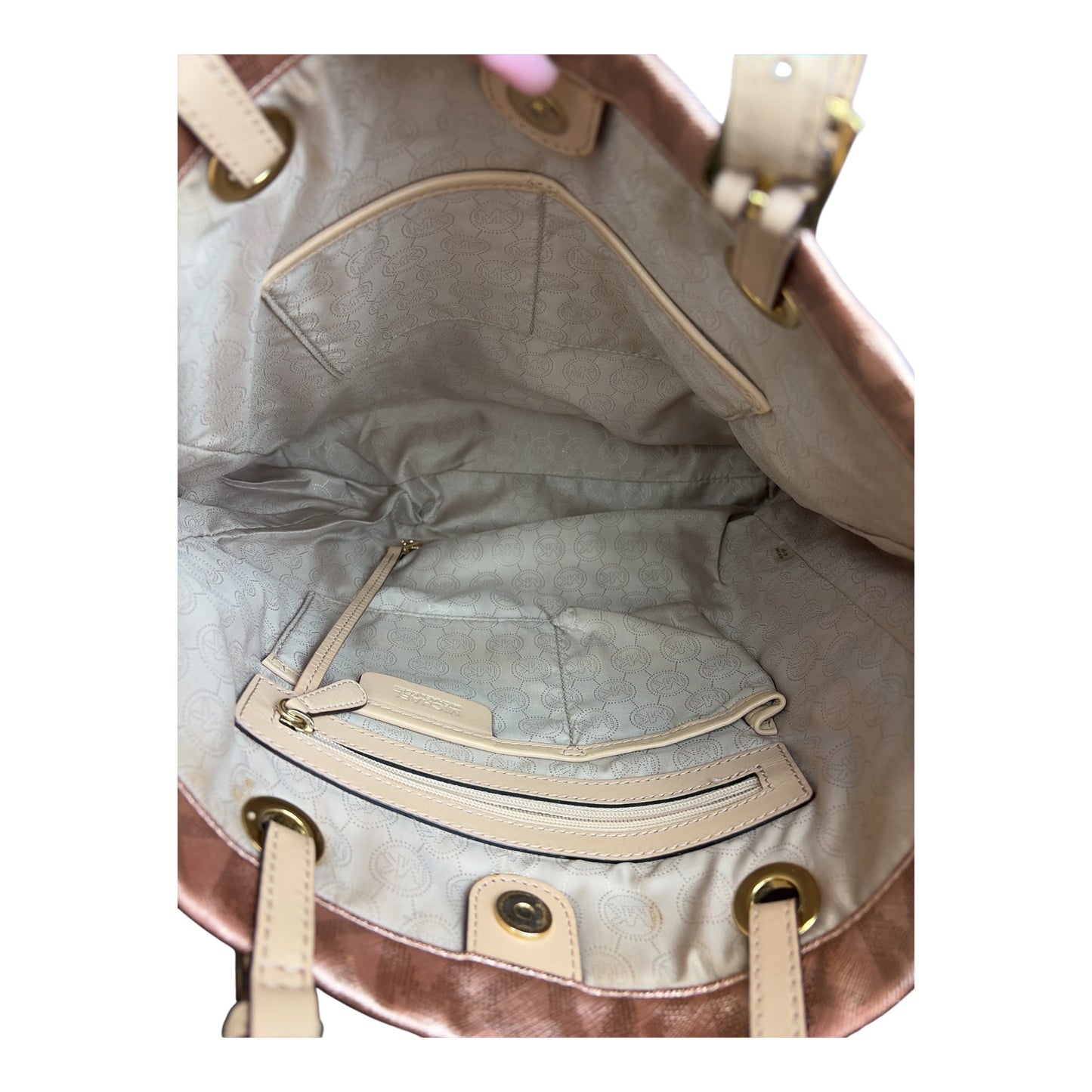 Metallic Tote