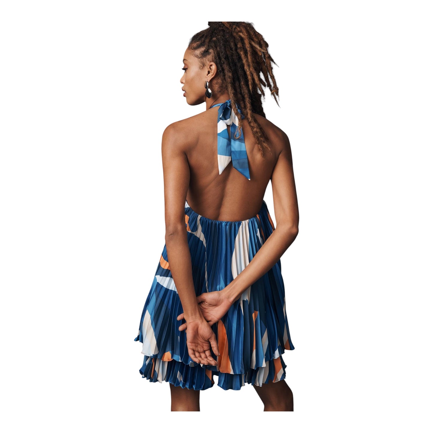 Hutch Halter Pleated Romper size Small