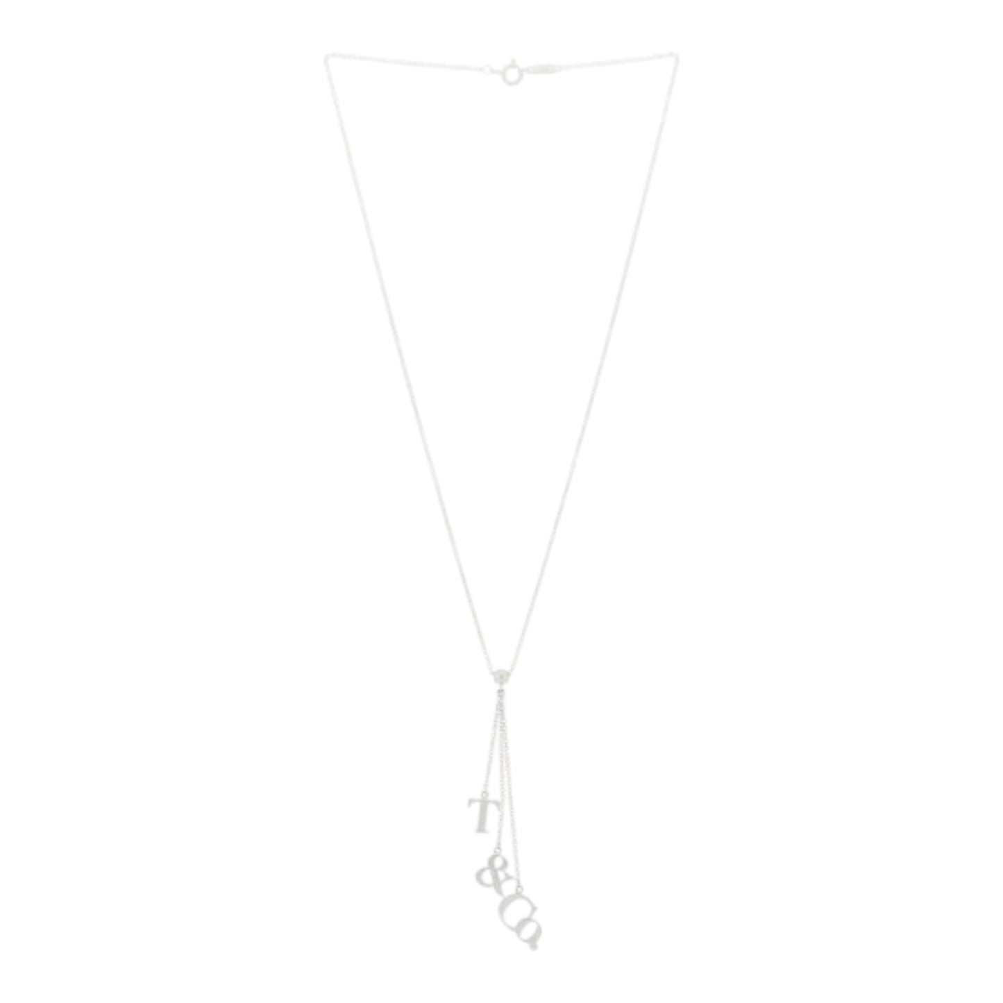 Letters Lariat Necklace