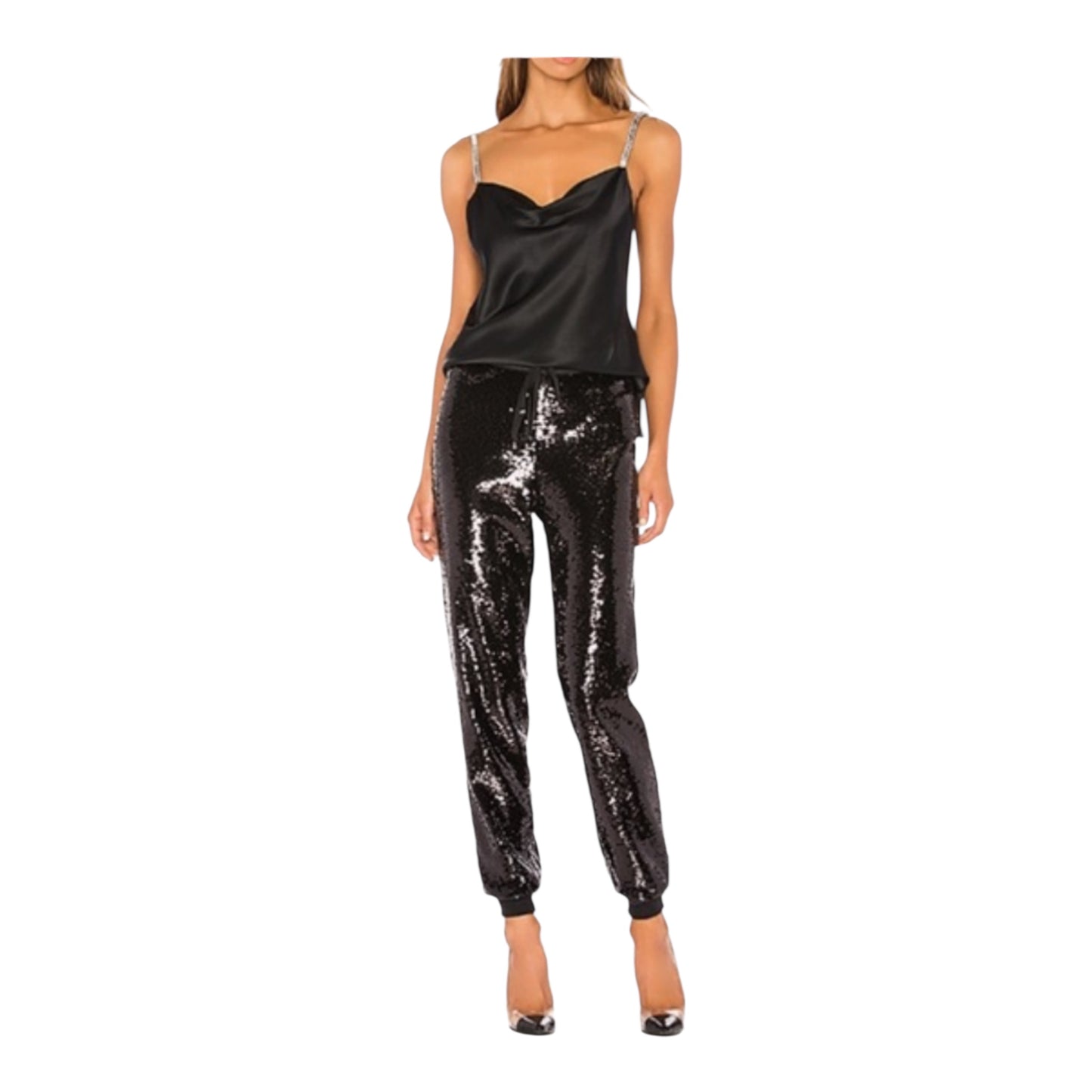 The Jagger Black Sequin Pants