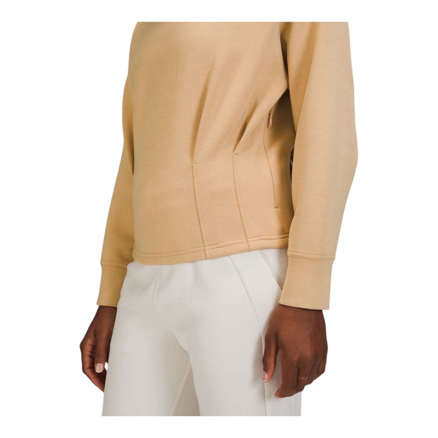 Gathered Waist Crew Pullover size 4