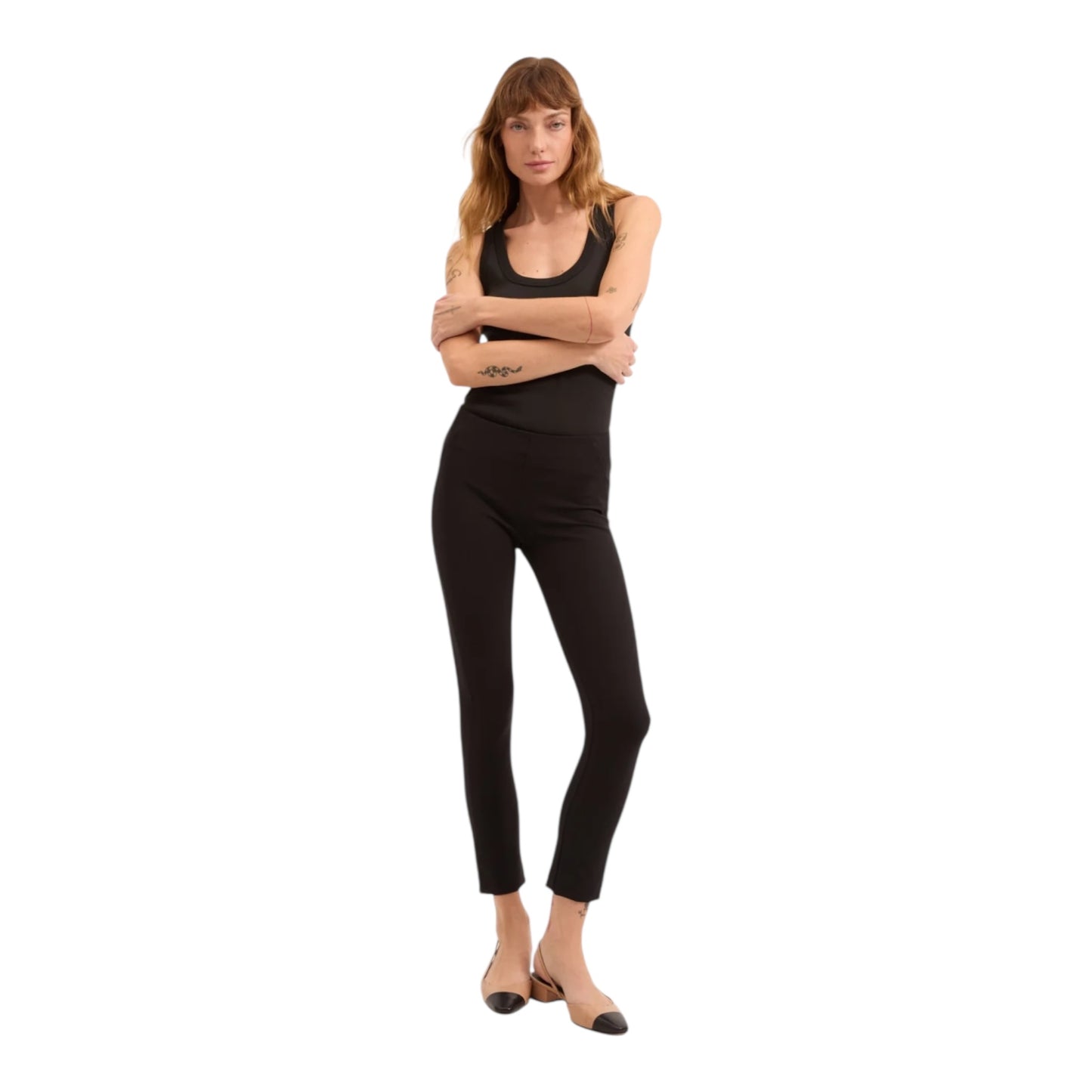 Scuba Slim-Fit Cropped Pants size 6