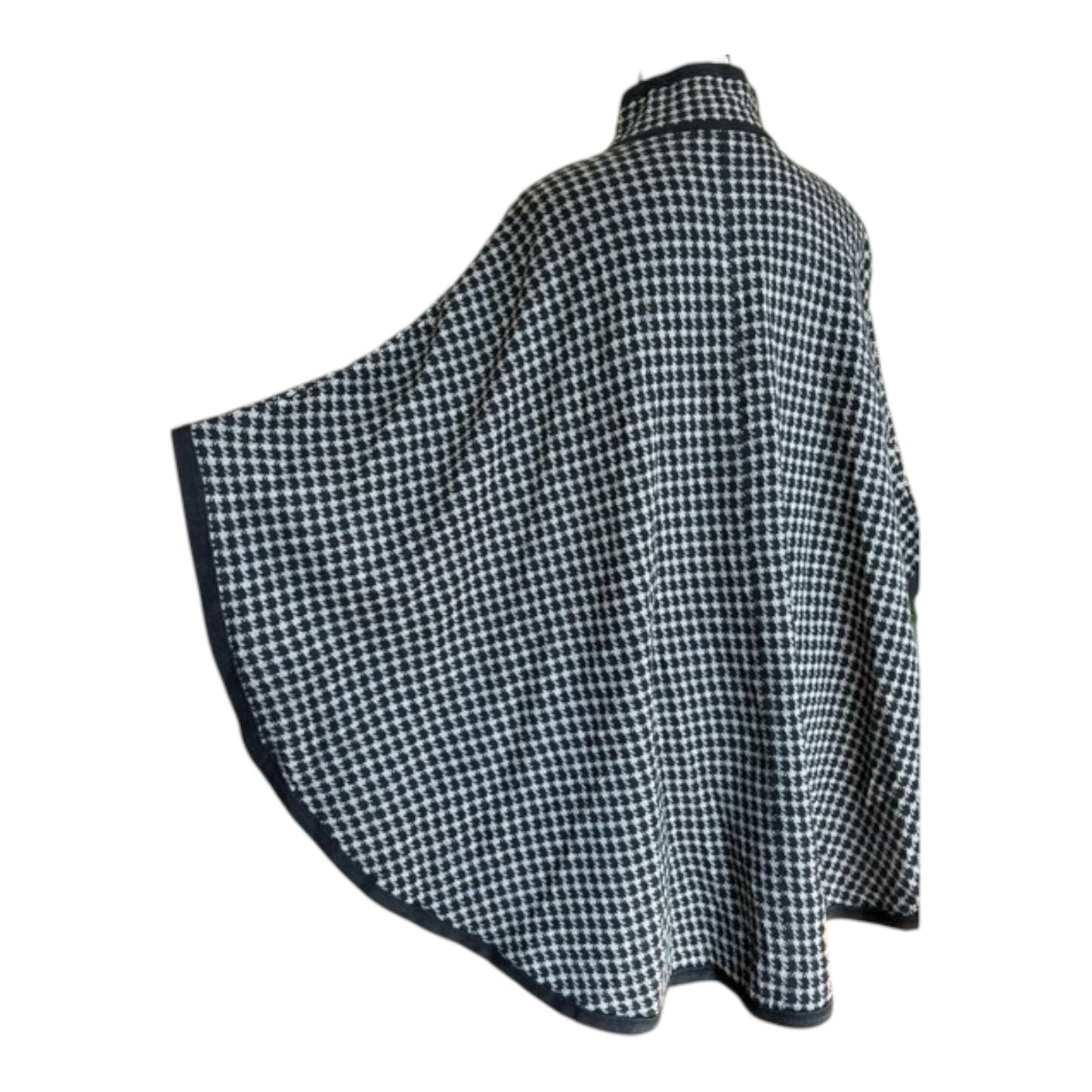Houndstooth Poncho size S/M