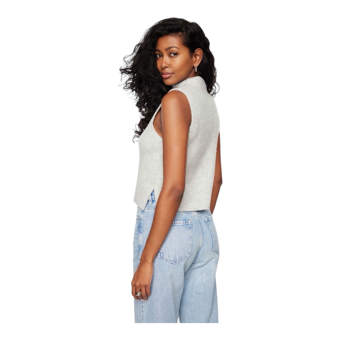 Heavenlyarn™ Mock Neck Sweater Vest size XSmall